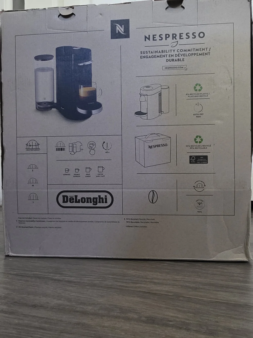 Nespresso Vertuo Plus by DeLonghi - Black